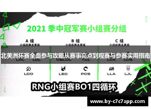 北美洲杯赛全面参与攻略从赛事亮点到观赛与参赛实用指南